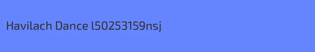 Havilach Dance l50253159nsj